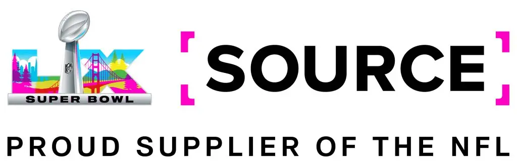Proud supplier of the Super Bowl LX logo